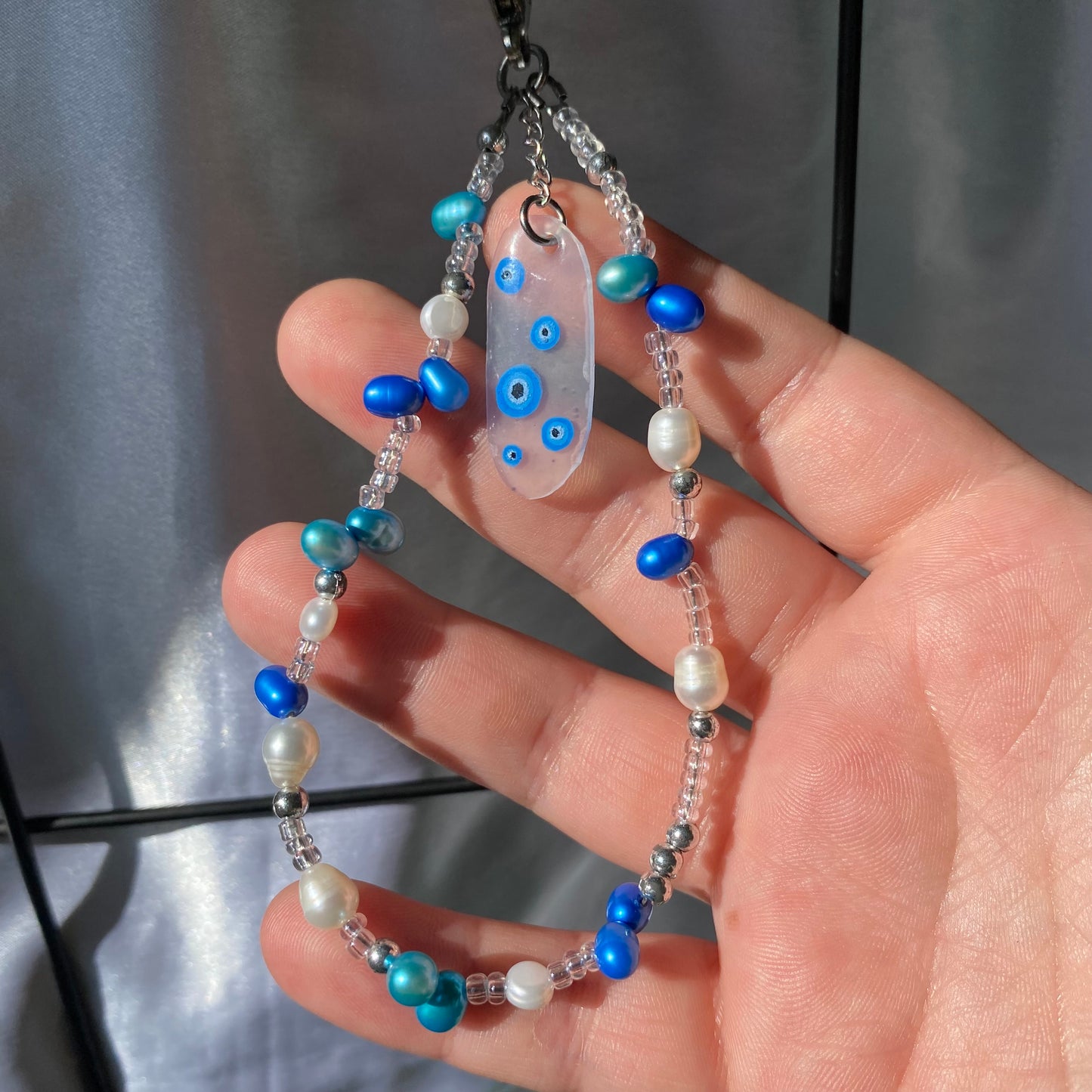 Protected Maximalist Bead Keychain