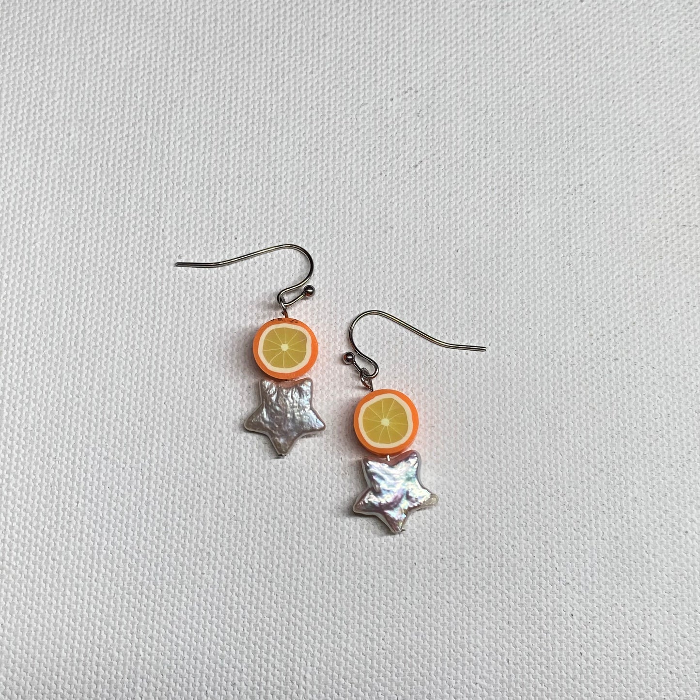 Orange Slices and Star Gazing Earrings