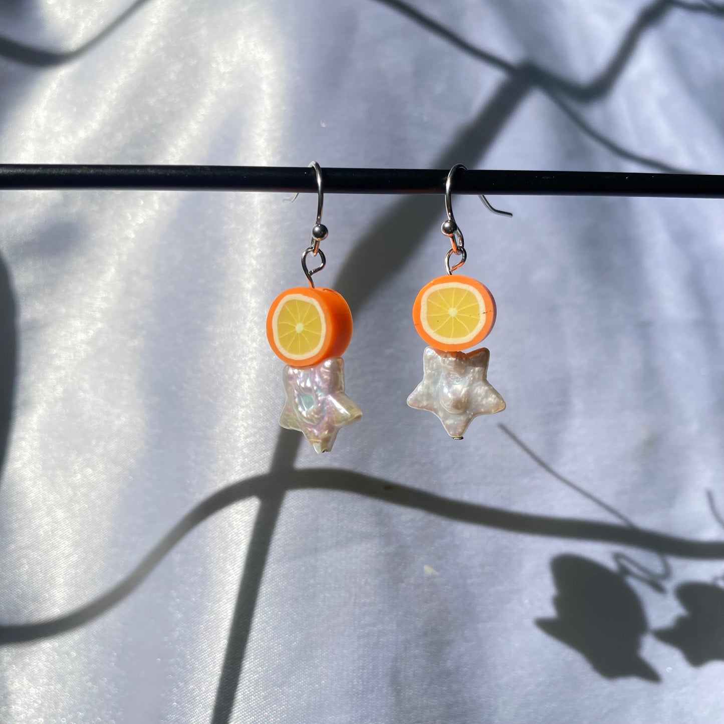Orange Slices and Star Gazing Earrings