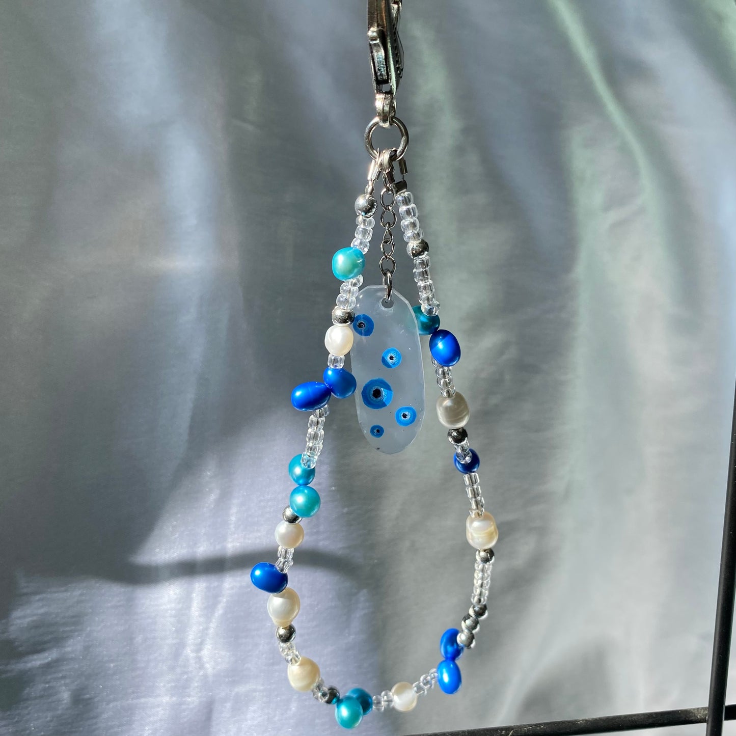 Protected Maximalist Bead Keychain