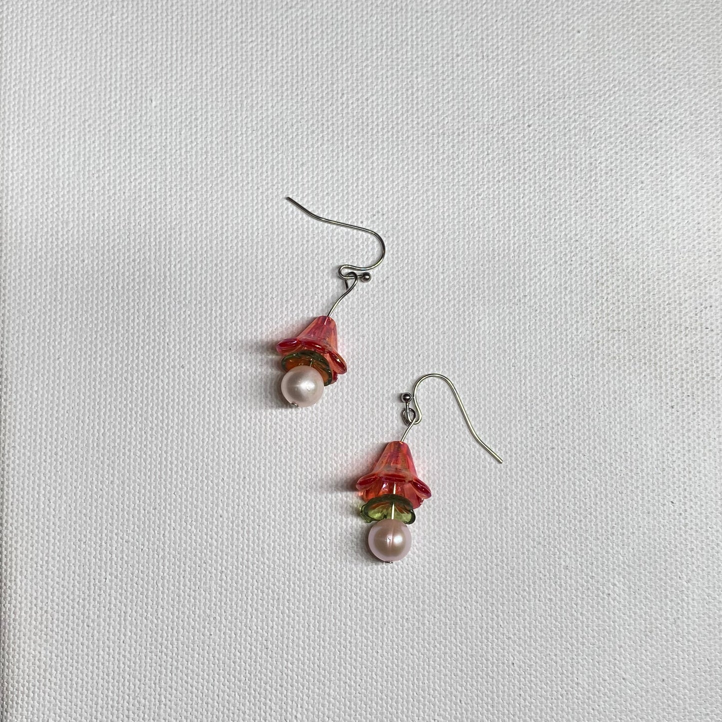 Bucket Flower Earrings