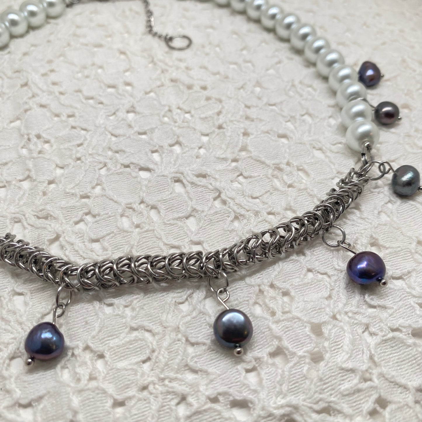 Box Weave Chainmaille Necklace