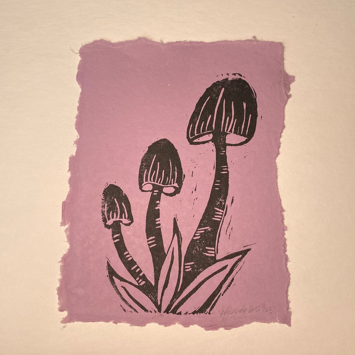 Mushroom Block Prints (5 Varieties)