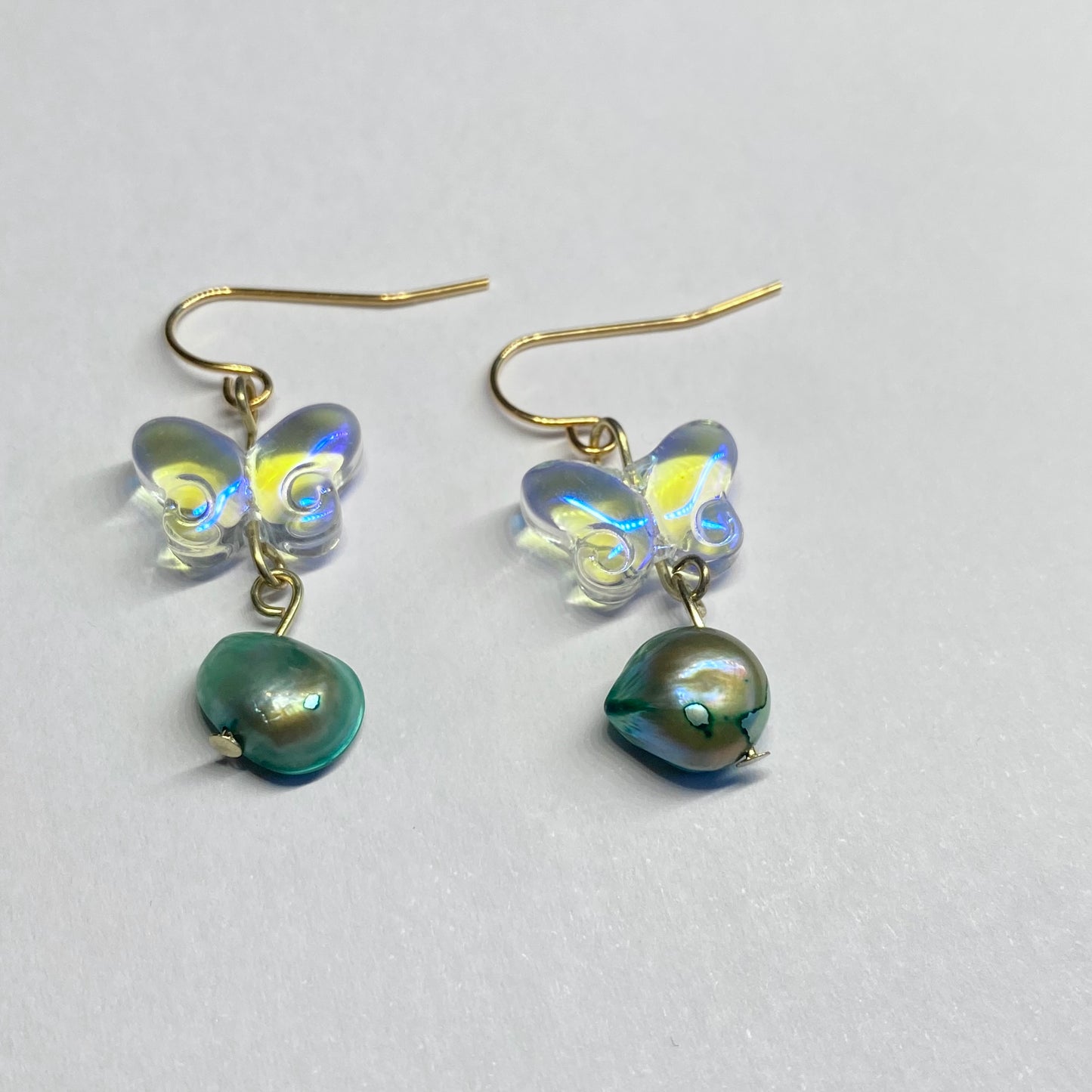 Emerald Pearl Earrings