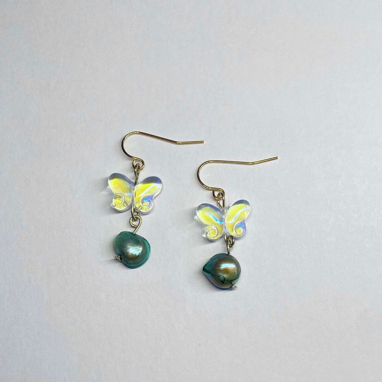 Emerald Pearl Earrings