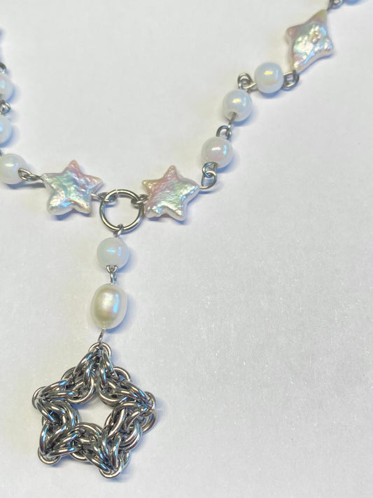 Star Chainmaille Pendant Necklace