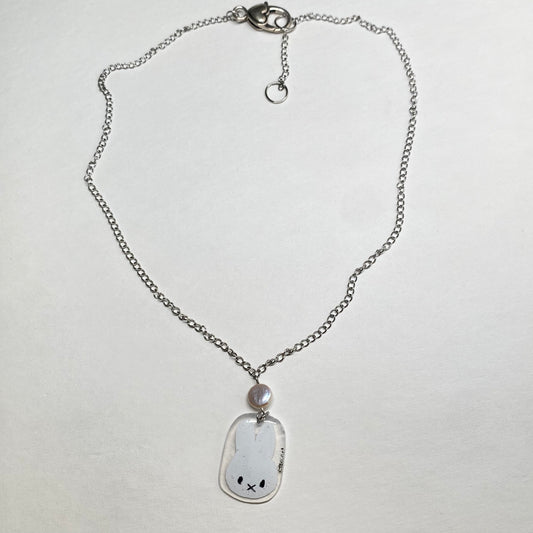 Miffy Pearl Chain Necklace