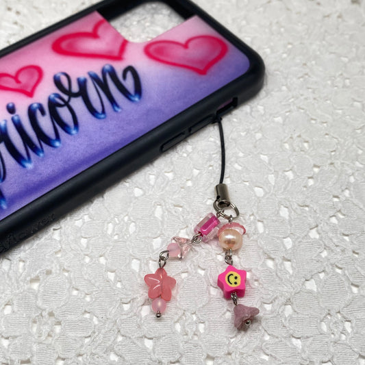 Pinkie Stars Phone Charm
