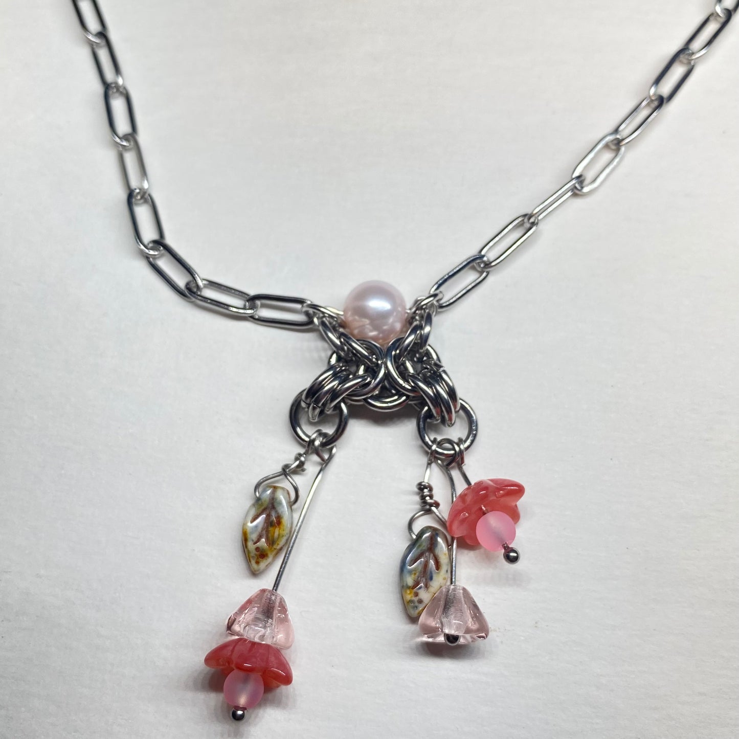 Chainmaille Bouquet Necklace