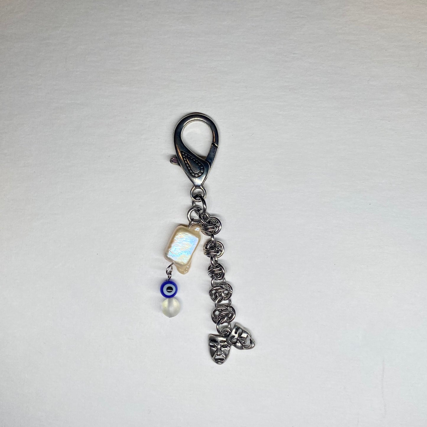 Barrel Weave Chainmaille Keychain