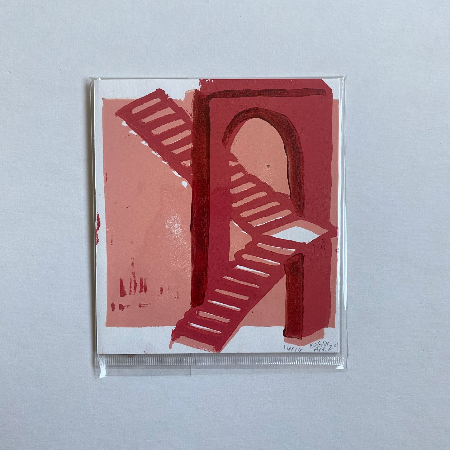 Archway; Limited Run Reduction Prints (Red)