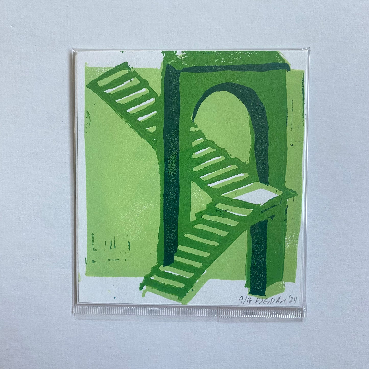 Archway; Limited Run Reduction Prints (Green)