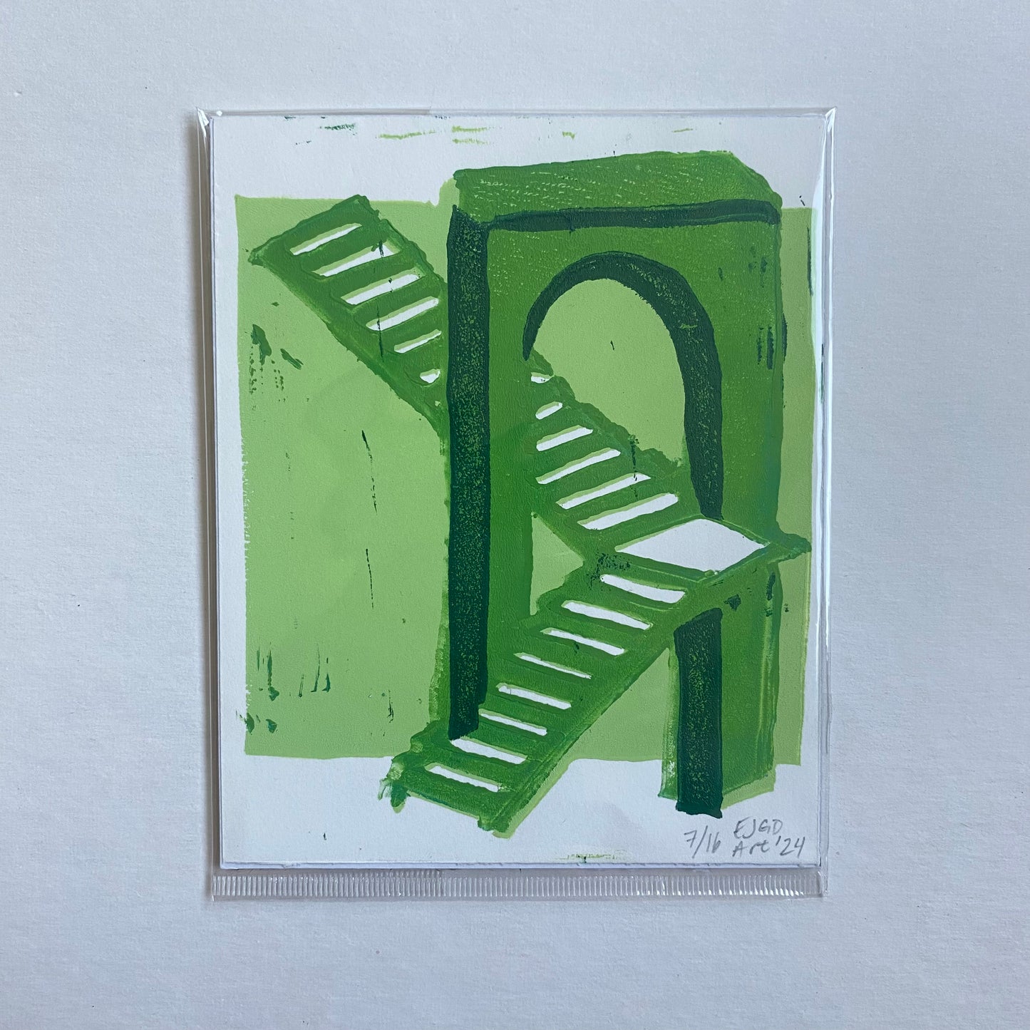 Archway; Limited Run Reduction Prints (Green)