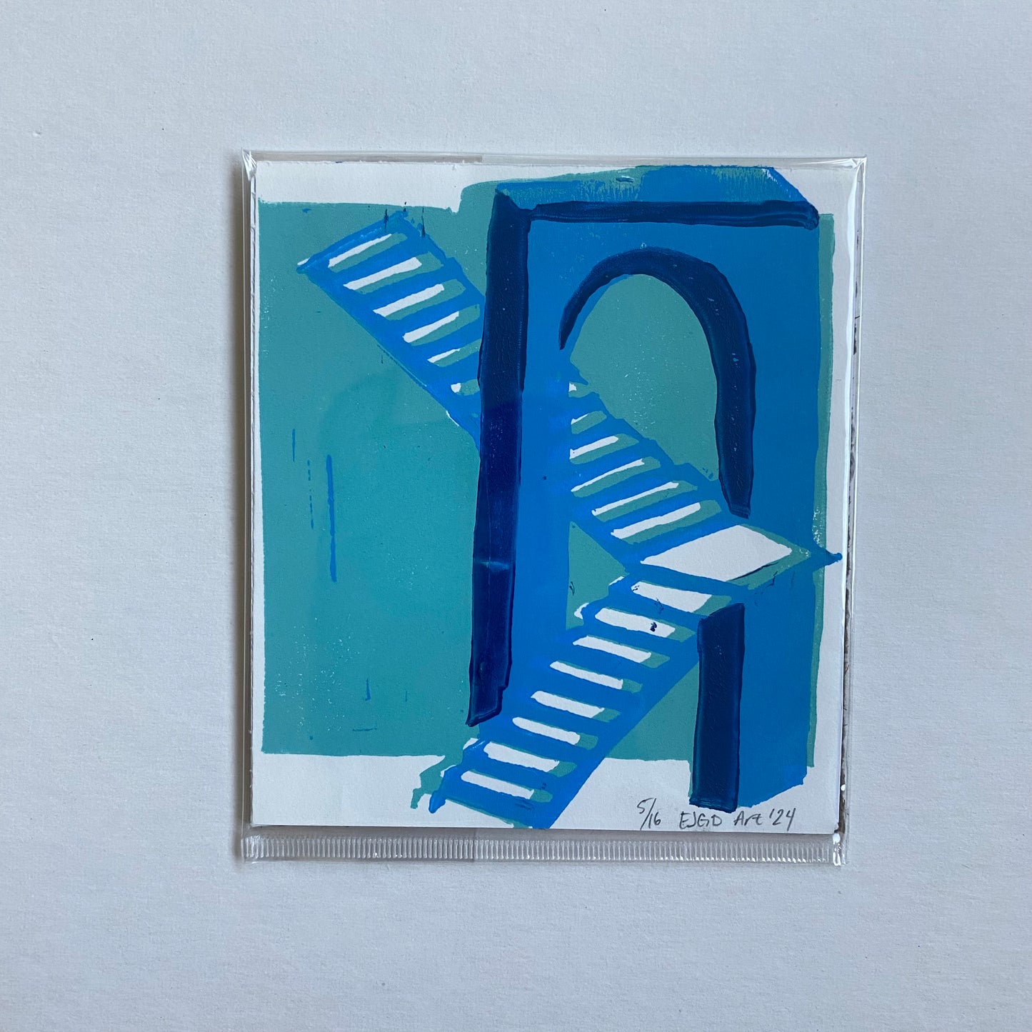 Archway; Limited Run Reduction Prints (Blue)